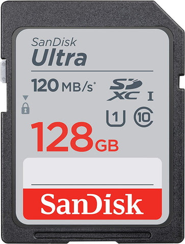 Carte SD 128GB Sandisk Classe 10